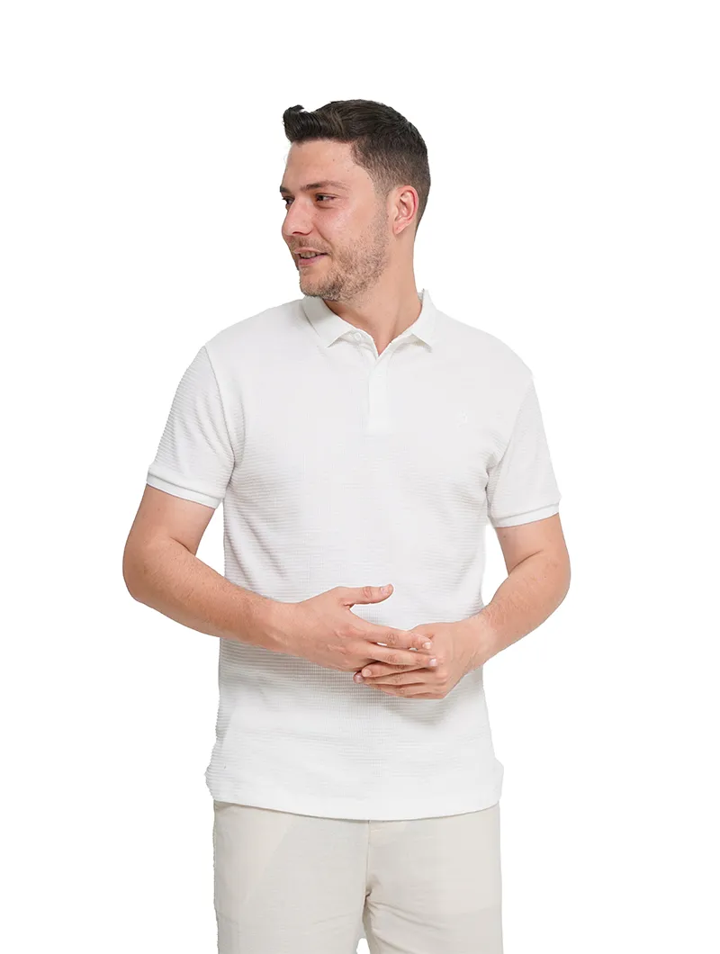Polo en piqué de coton